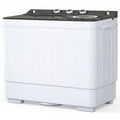 Semi-automatic Twin Tub Washing Machine, 26Lbs, White & Grey P47464