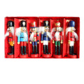 Wooden Nutcracker Puppet Doll Toys, 6 Pieces V197