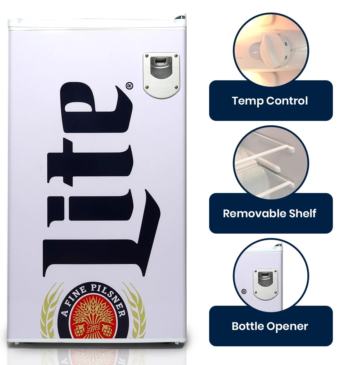 90 Litre Compact Fridge with Bottle Opener G861548