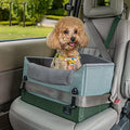 30 Inch Dog Booster Seat with 2 Safety Leashes and Detachable Inner Y382792