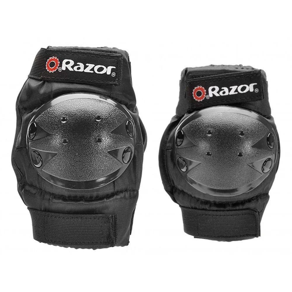 Black Multi Sport Elbow & Knee Pad Protective Gear Set P158528