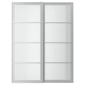 White Paper Effect Pair of Sliding Doors G515184