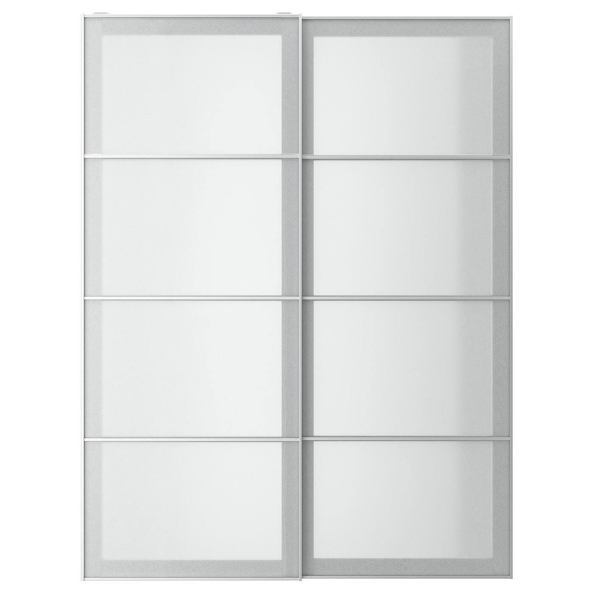 White Paper Effect Pair of Sliding Doors G515184