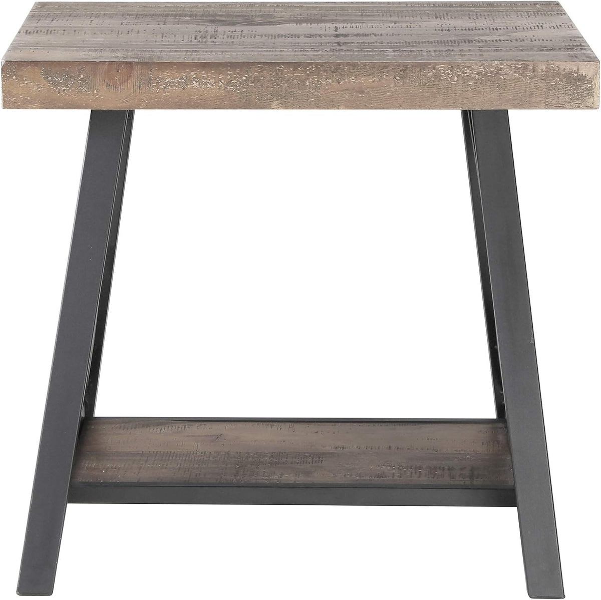 Rustic Oak Accent Table F186