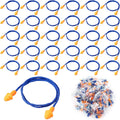 400 Pairs Corded Reusable Silicone Ear Plugs D3066