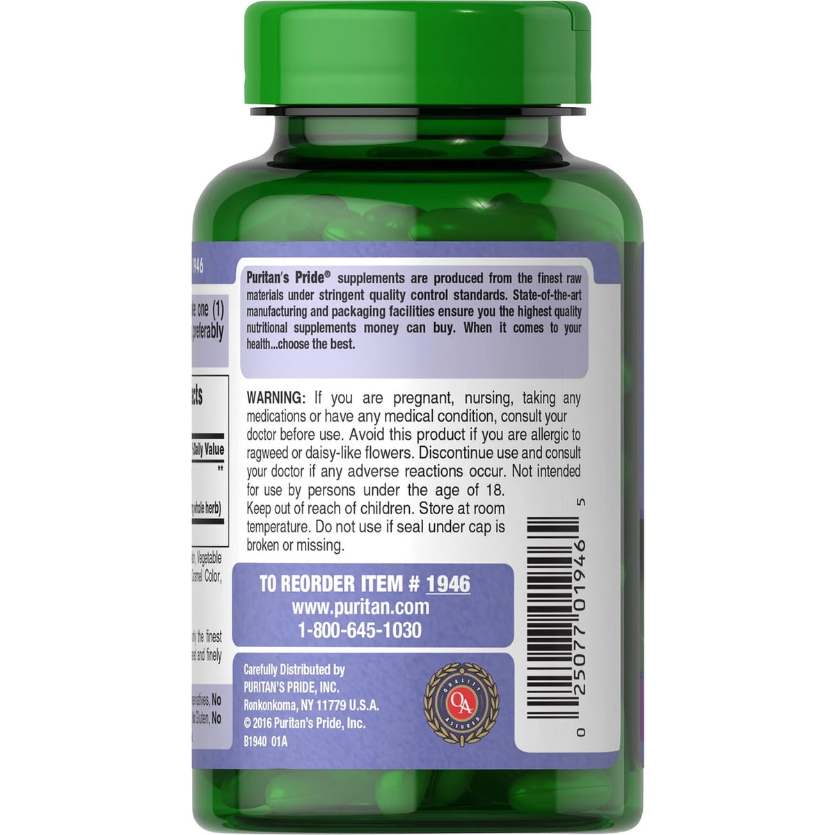 Milk Thistle 4:1 Extract 1000 Mg Softgels Q18754