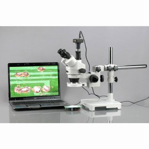 Trinocular Stereo Zoom Microscope, 3.5X-90X Magnification W2720