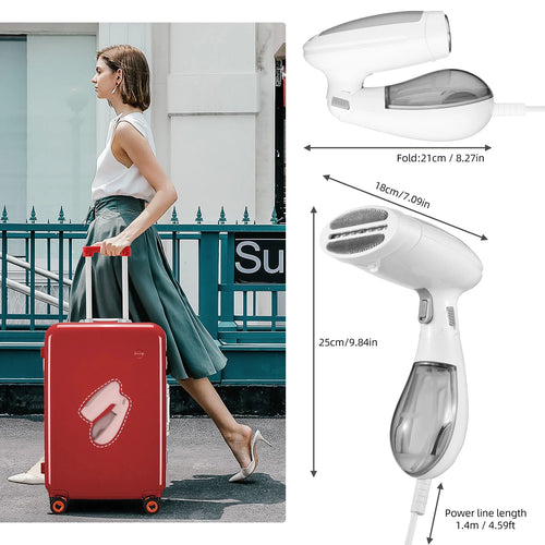 1300W Foldable Handheld Travel Steamer with 120ml Detachable Water U198341