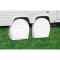 White RV Wheel Covers 2 Count N862632