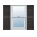12 inch x 37 inch Vinyl Open Louver Shutters T95791