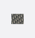 Compact Wallet Beige and Black Oblique Jacquard U910879