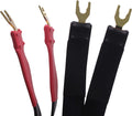 OFC Flat Speaker Wire, Spade Plug to Spade Plug, 2M, 2 Pieces Z424269