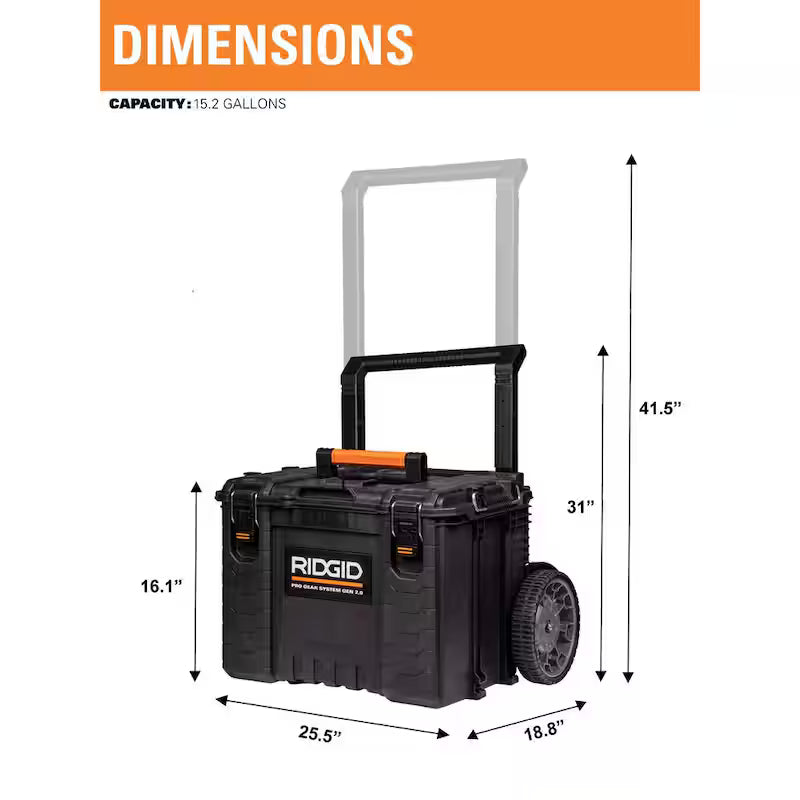 25 in. Rolling Tool Cart V957489