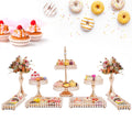 9 Pcs Acrylic Pearl Cake Stand Set C65477