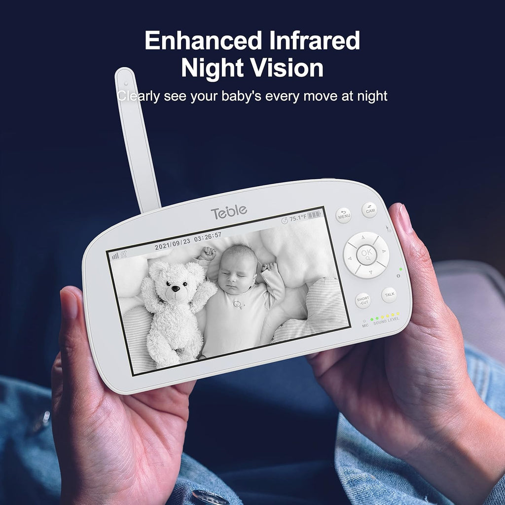 5.5" 720p HD Video Baby Monitor with Camera and Audio R11200