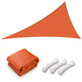 Orange Triangle Sun Sail Shade Canopy 25ft R956474