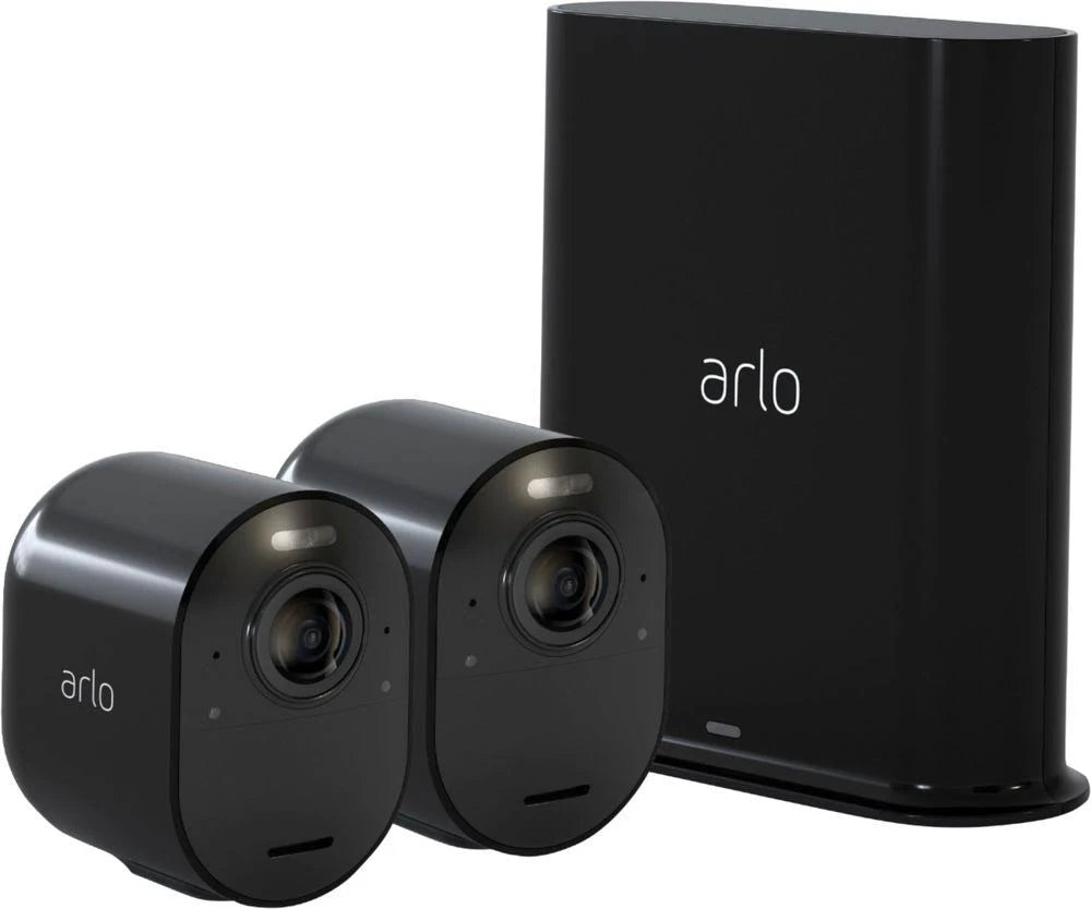 4K Wire-Free Security Camera with Color Night Vision (2 Camera System) C9284