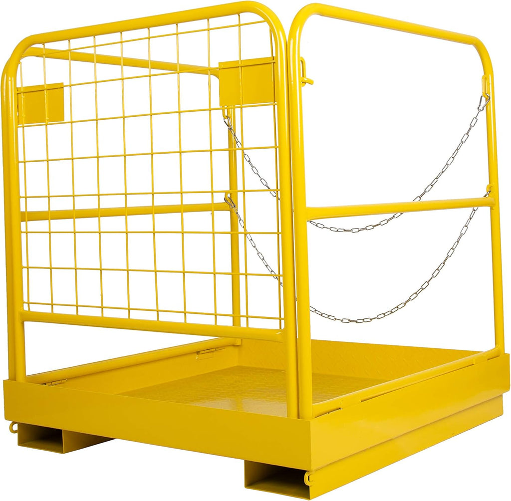 Forklift Safety Cage Heavy Duty Steel Folding Storage N773140