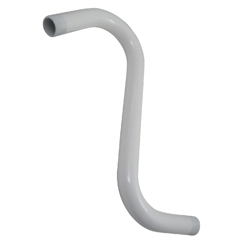 Matte Black 8 Inch S-Shape Shower Arm M35657
