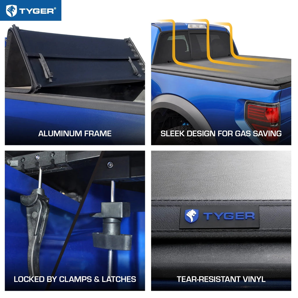 Soft Tri-fold Truck Bed Tonneau Cover T71630