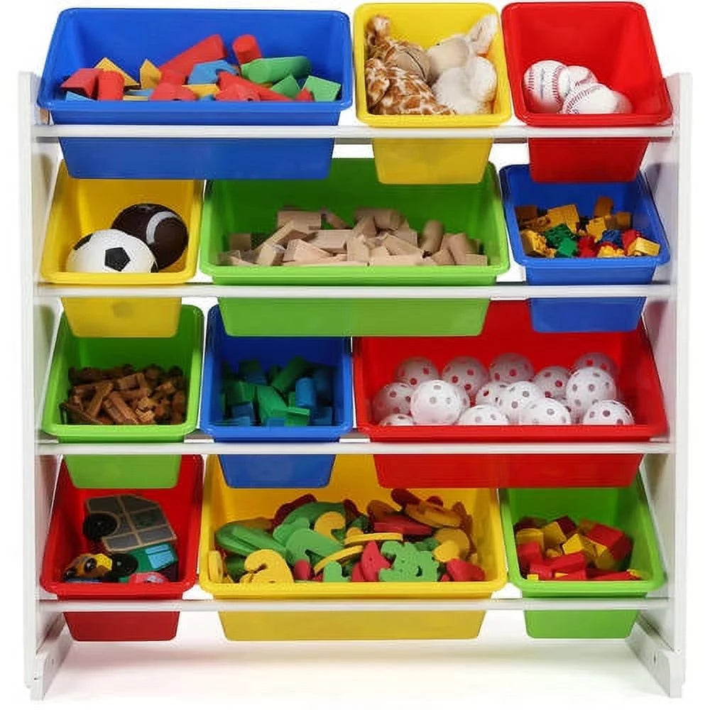 12 Bin Kids Toy Storage Organizer U138