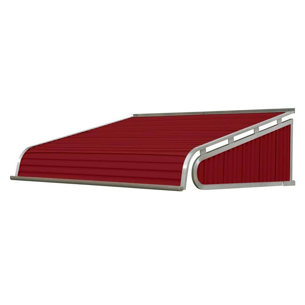 Brick Red Solid Fixed Door Awning Z496