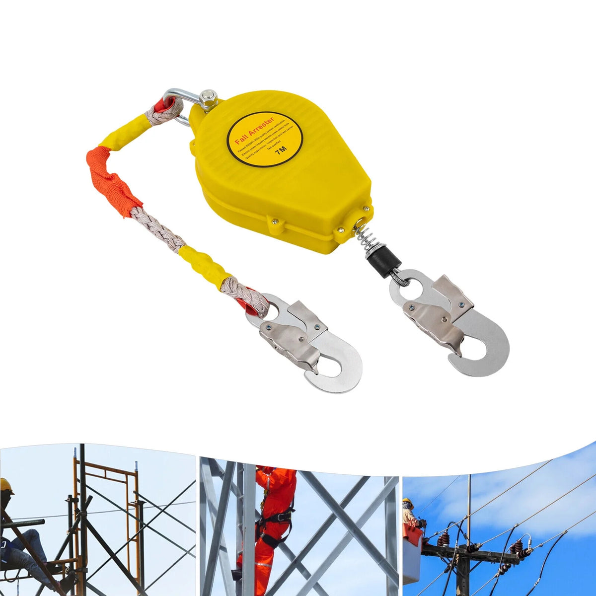 23ft Self Retracting Lifeline Fall Arrester U5227
