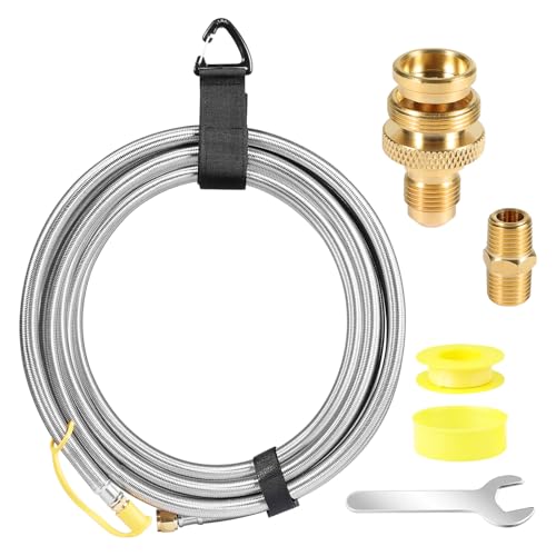 12FT Stainless Steel Quick Connect Propane Hose X471568