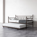 Bronze Metal Daybed and Trundle L527028