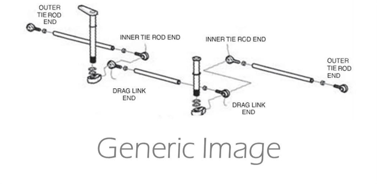 Tie Rod M10 X 1.25 Left Thread for Snowmobile V571