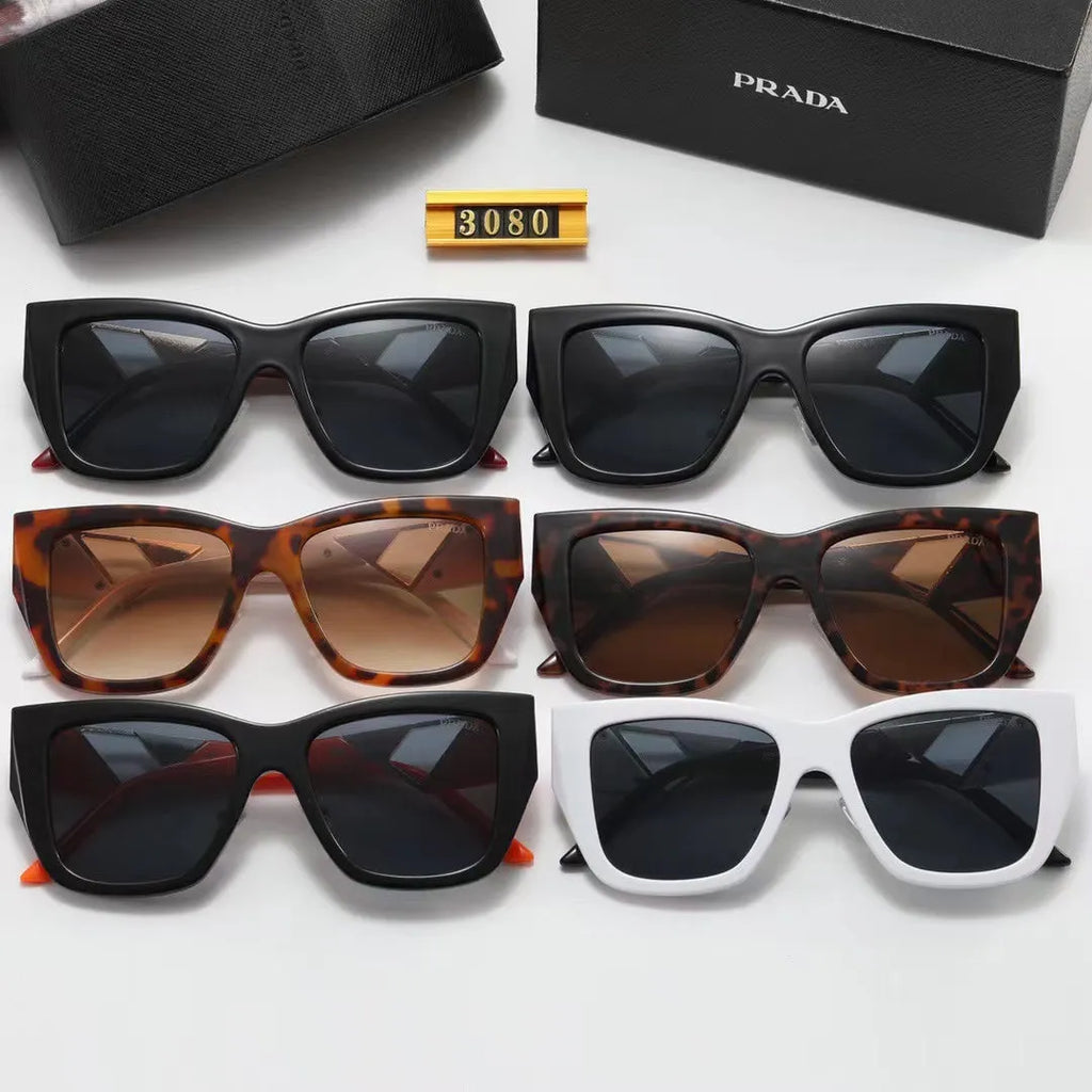 Fashion PA Letter Triangle Hollow Print Sunglasses S4882
