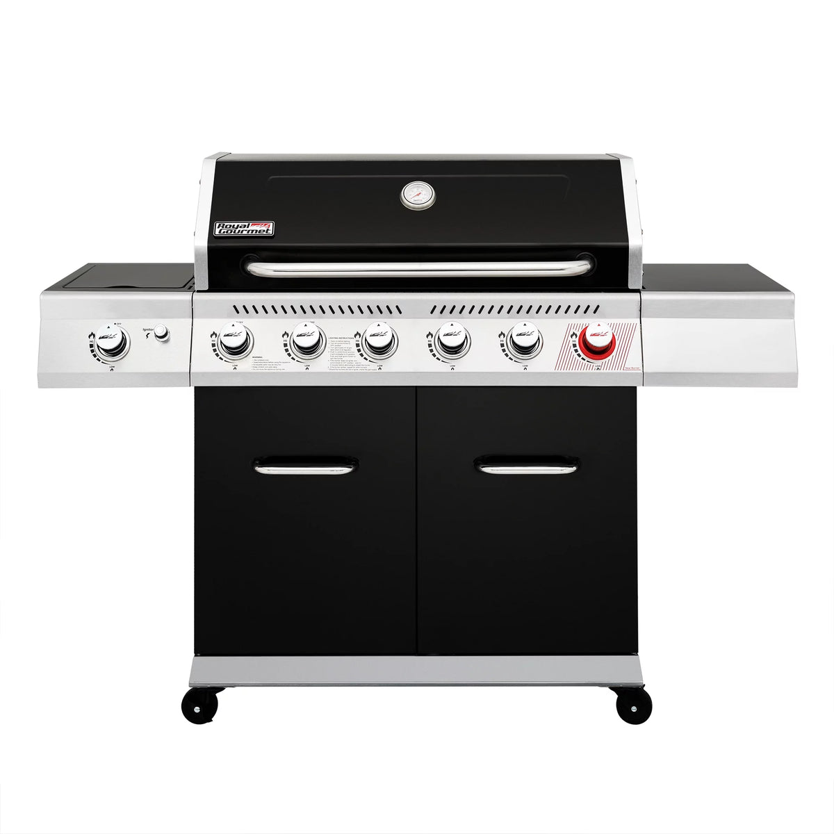 6-Burner Gas Grill with Sear Burner and Side Burner Z796372