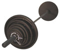 300 lb. Olympic Weight Set with Black Bar J419258
