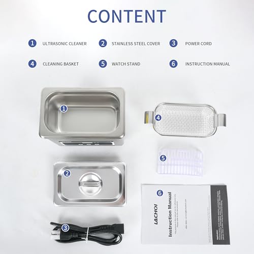 800ml 40kHz Digital Ultrasonic Cleaner N25827