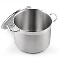 8 Quart Stainless Steel Stock Pot with Lid V8026