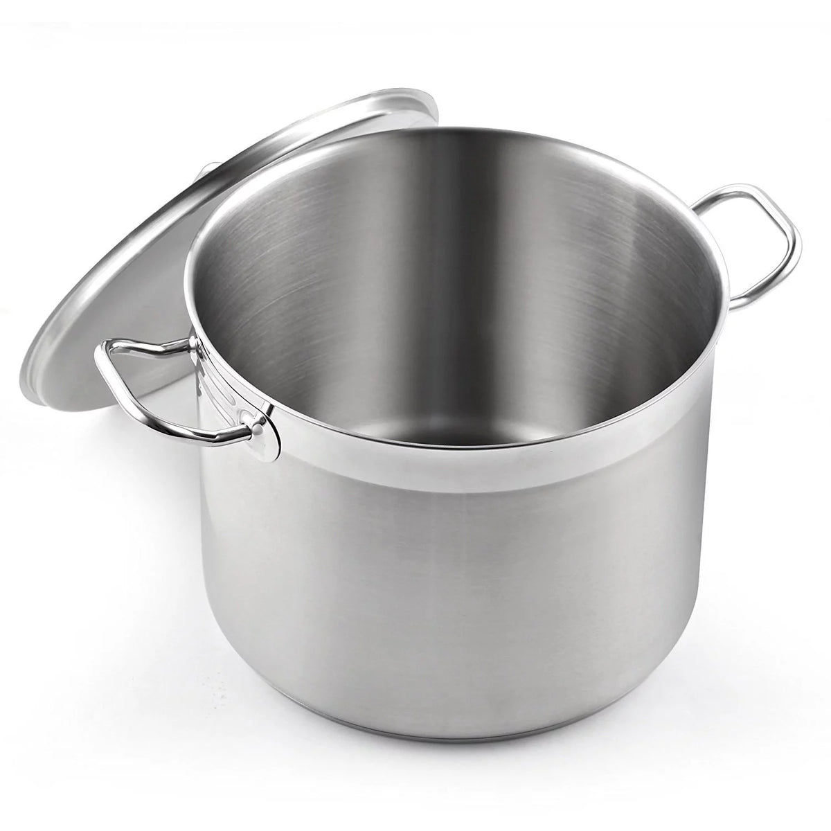 8 Quart Stainless Steel Stock Pot with Lid V8026