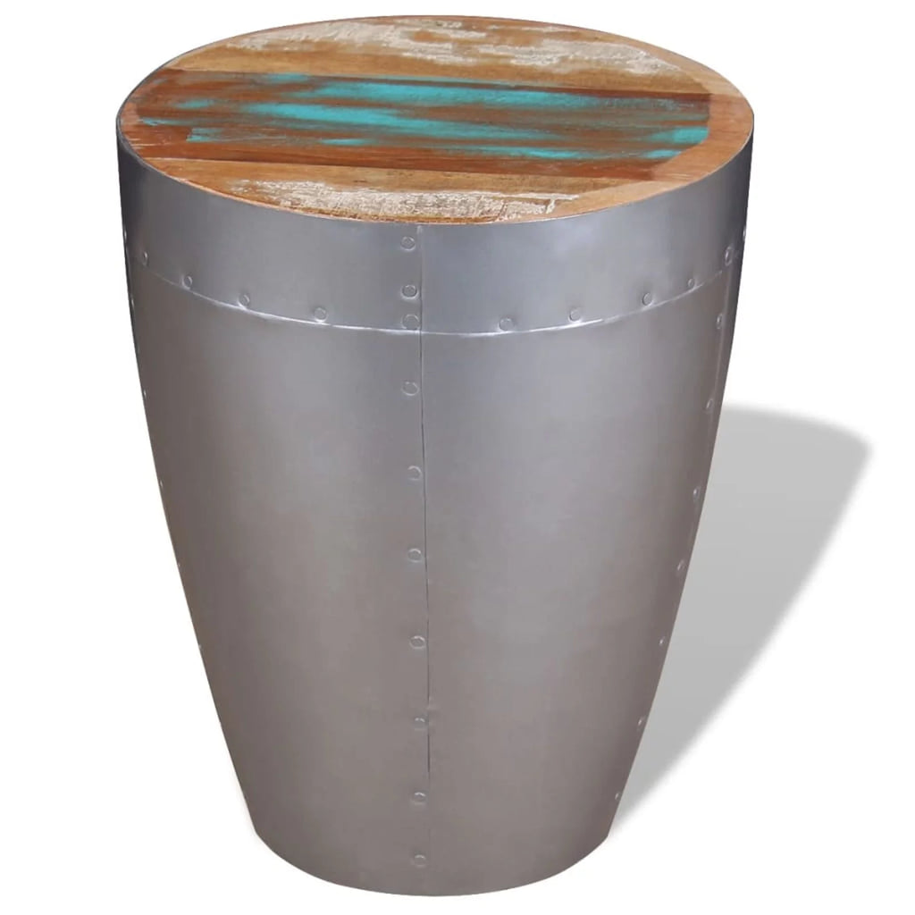 Aviator Stool Solid Reclaimed Wood G592