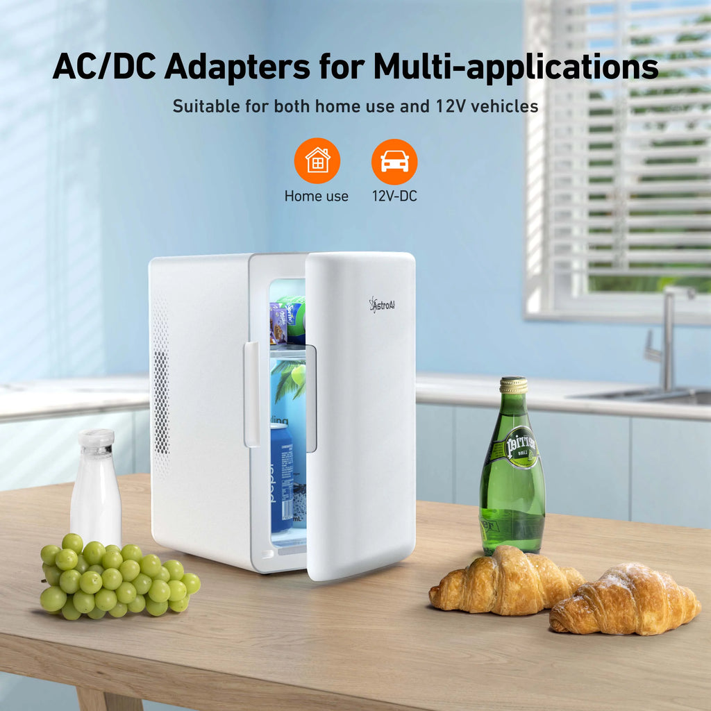 Black 6L 8 Can Mini Portable Fridge D990