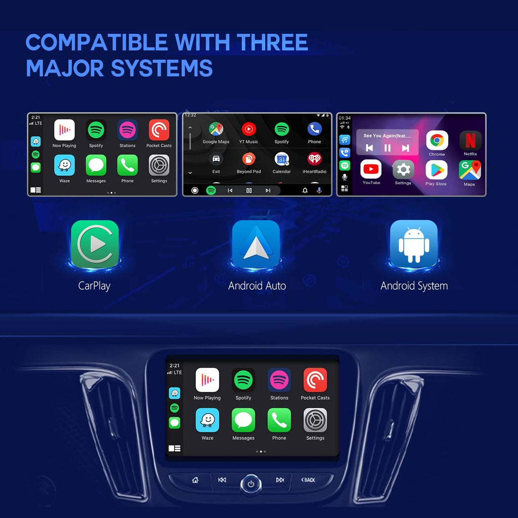 Carplay AI Box with WiFi, 4G SIM Card, Split Screen O14533