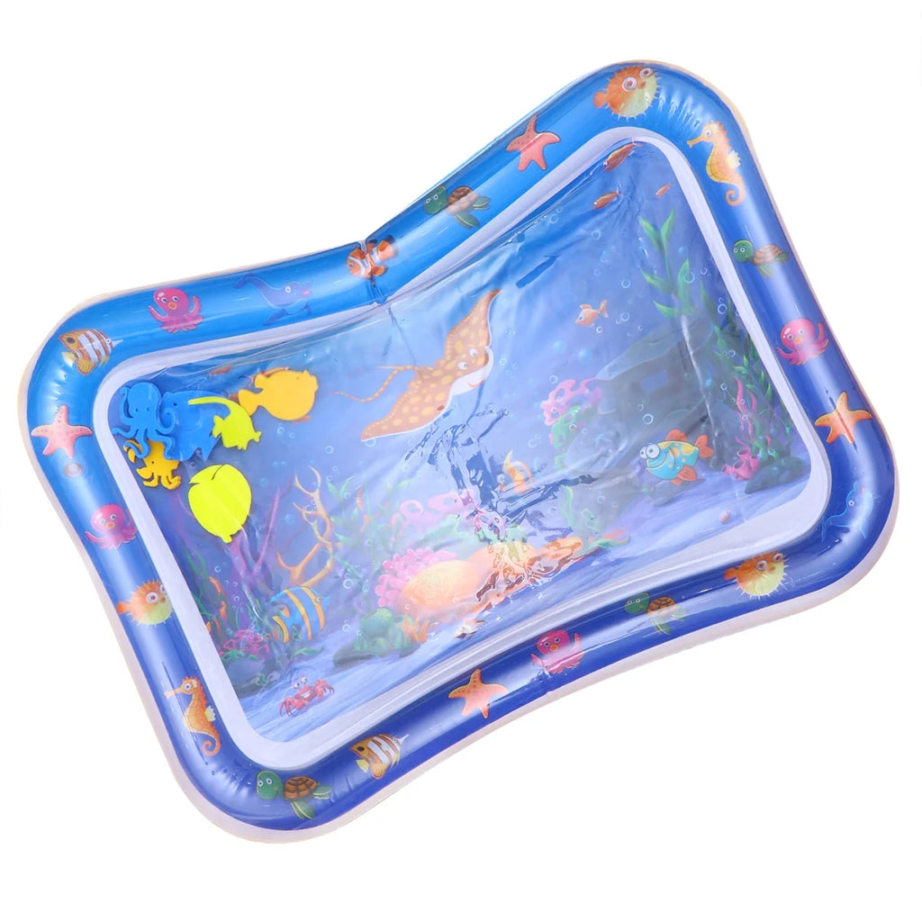 Inflatable Crawling Cushion Water Play Mat (Blue) V248410