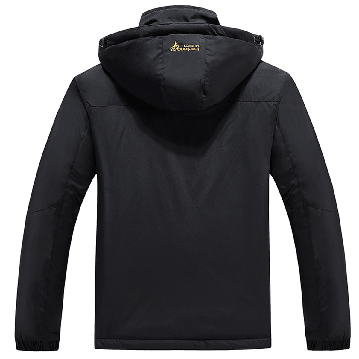 Men's Waterproof Ski Snow Jacket with Removable Hood W46723