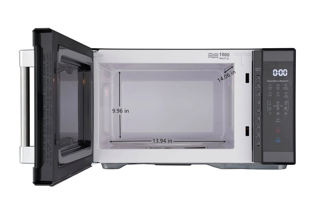 1.1 cu ft Stainless Steel Countertop Microwave Oven N2847