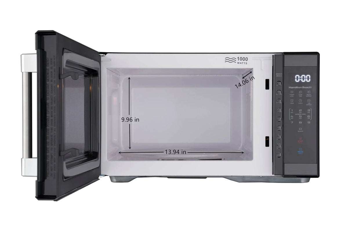 1.1 cu ft Stainless Steel Countertop Microwave Oven N2847