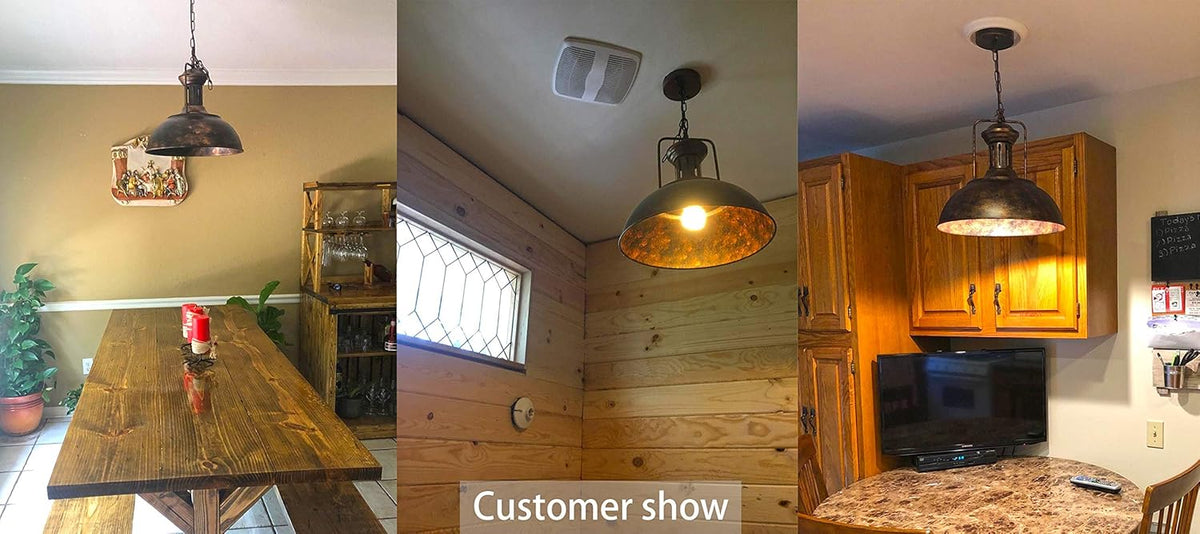 Industrial Nautical Barn Pendant Light J712743