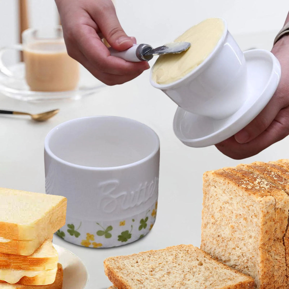 Butter Crock with Lid H61201