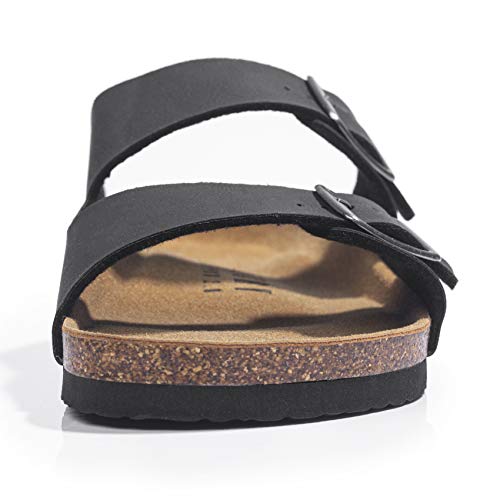 Arch Support Slides with Adjustable Buckle Straps and Cork Footbed N93179