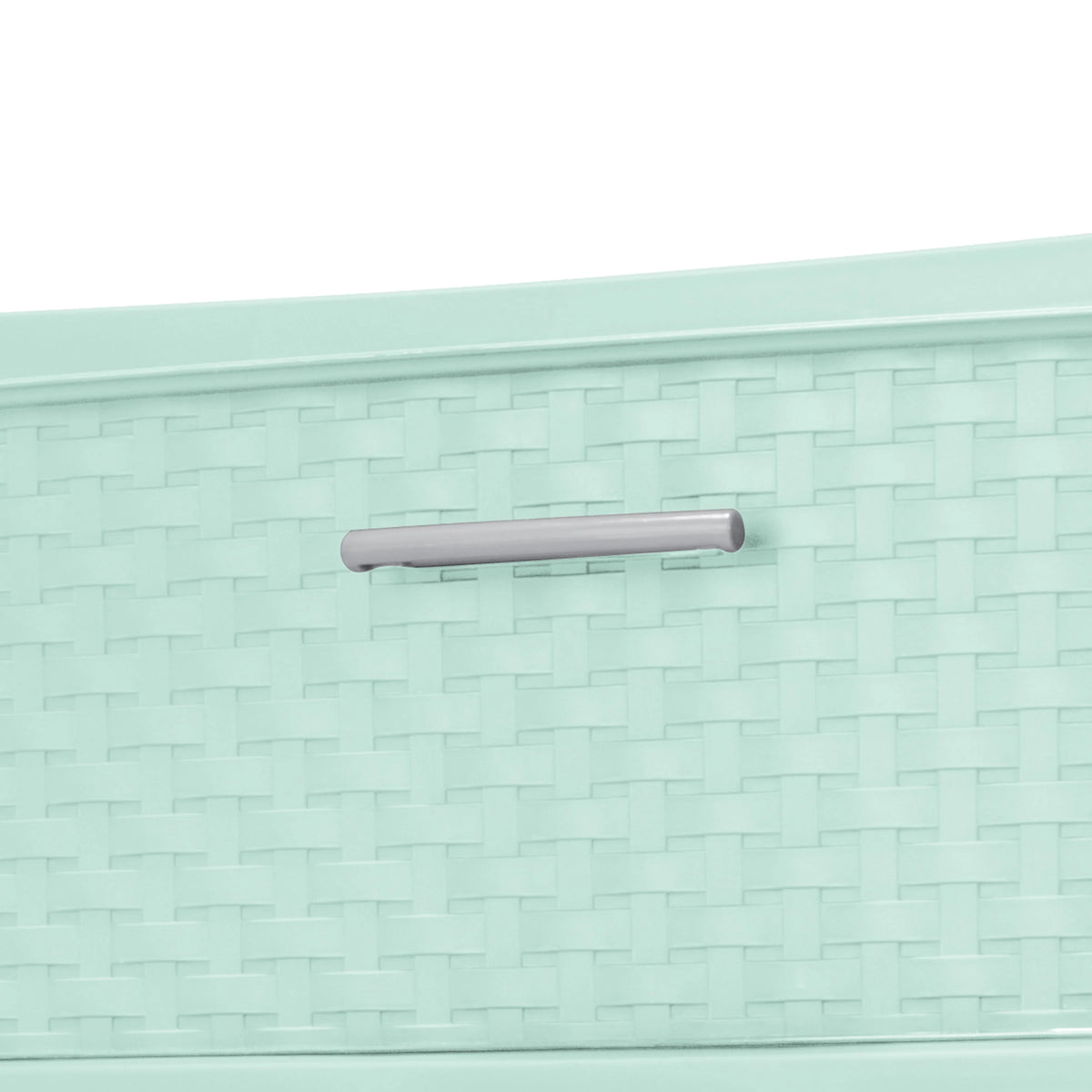 3 Drawer Wide Weave Tower White M3264