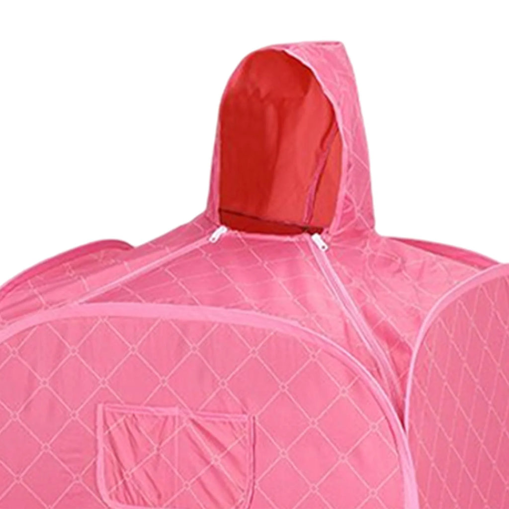 Pink Portable Personal Steam Sauna with Hood L118052