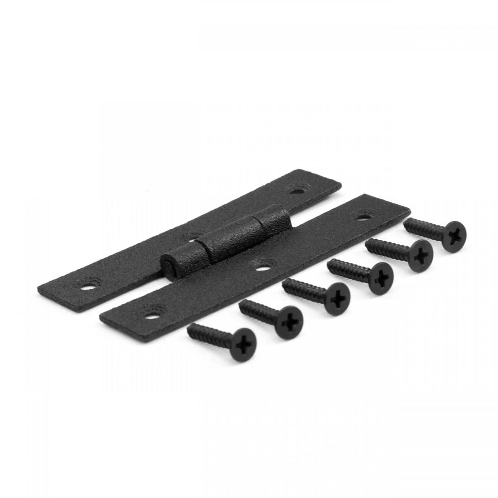 50 Cabinet Hinge Black Iron H Flush R31697