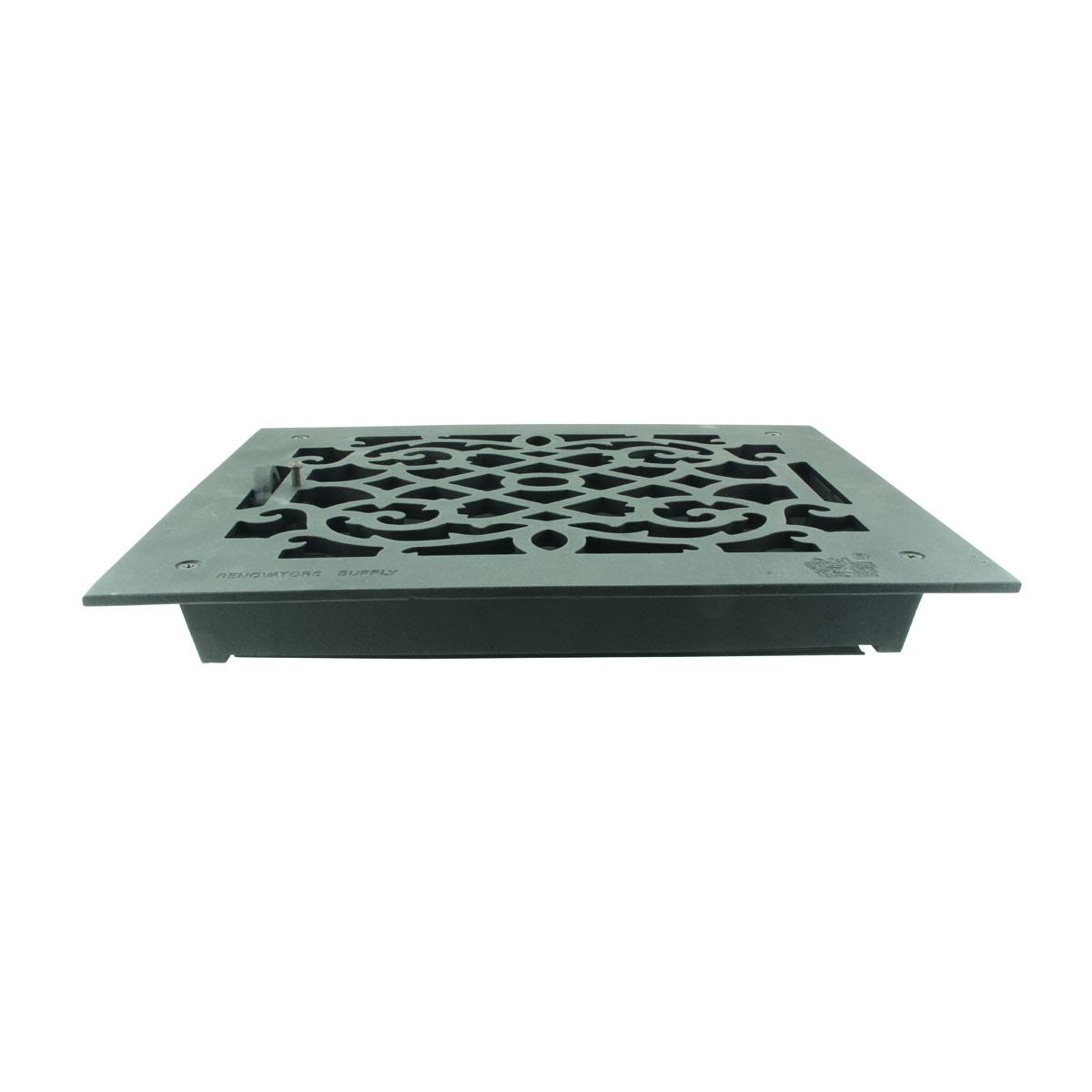 Cast 10 x 12 Duct Floor Heat Register Louver Vent S186901